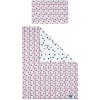 BELISIMA 6-dielne posteľné obliečky Mačiatka 100/135 ružové 100x135 ružová
