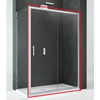 Hopa novellini KALI 2P sprchové dvere 94-100x195 cm, rám leštený Al, sklo  číre od 302,95 € - Heureka.sk
