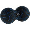 Rebel RBA-3056 Masážna dvojitá loptička 12 cm, EPP, čierno-modrá