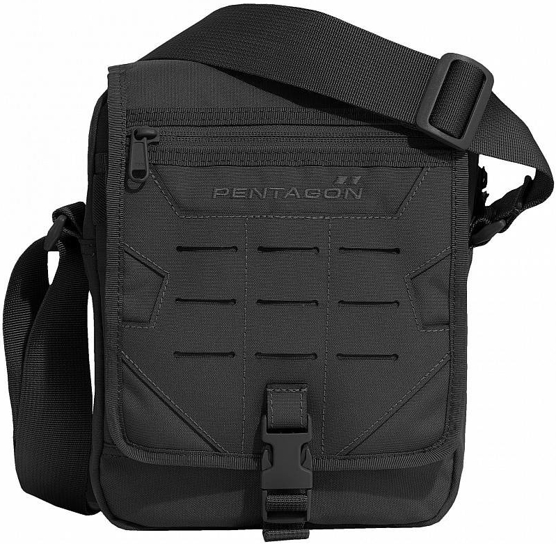 Pentagon Messenger Bag Čierna