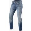 REVIT nohavice jeans PISTON 2 SK Short medium blue used - 28