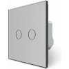 LIVOLO VL-C702-15 Dotykový vypínač č.5 - strieborný (Radenie č.5 - dvojpólový vypínač vl-c702-15)