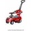 LeanToys Odrážadlo autíčko Pusher Coupe, červená