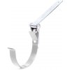 Bryza Kovový žľabový hák s kĺbom Ø 75 mm RAL 9010 biely