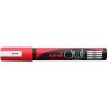 UNI Kriedový popisovač PWE-5M 1,8 - 2,5 mm - červený