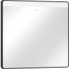 Hansgrohe Xarita Lite Q - Zrkadlo s horizontálnym LED osvetlením 700x800 mm s nástenným vypínačom, čierna matná 54958670