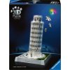 RAVENSBURGER 3D puzzle Iconics: Šikmá veža v Pise (Nočná edícia) 216 ks