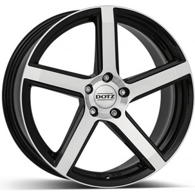 DOTZ CP5 8x17 5x112 ET45 black polished