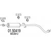 Stredný tlmič výfuku MTS 01.50419