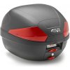 GIVI B 29N kufor čierny s červenými odrazkami (MONOLOCK s vlastnou platňou), objem 29 ltr.
