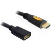 DeLOCK 83079 Verlängerungskabel High Speed HDMI s Ethernet HDMI Stecker auf HDMI Buchse 1m čierna