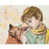 Diamondi Diamantové maľovanie - ZASNENÝ MALÝ PRINC A LÍŠKA Rámovanie: bez rámu a bez vypnutia plátna, Rozmer: 40x50 cm