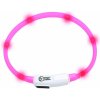 Karlie Visiolight svietiaci LED obojok 35cm ružový