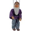 Sádrová marioneta Trpaslík Frfľoš, 20 cm