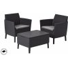 ALLIBERT SALEMO BALCONY SET antracit/sivá (253206) - set záhradného nábytku