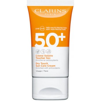 Clarins zmatňujúci pleťový krém na opaľovanie SPF50+ (Dry Touch Sun Care Cream) 50 ml