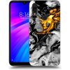 Picasee silikónový prehľadný obal pre Xiaomi Redmi 7 - Black Gold 2