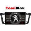 TomiMax Peugeot 508 Android 13 autorádio s WIFI, GPS, USB, BT HW výbava: 8 Core 8GB+128GB HIGH