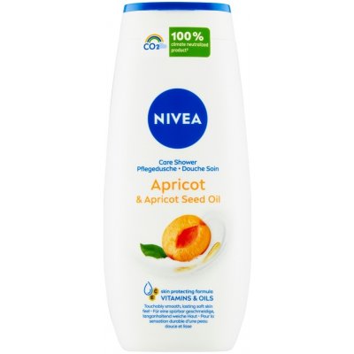 NIVEA Apricot & Apricot Seed Oil Ošetrujúci sprchovací gél, 250 ml