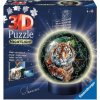 RAVENSBURGER 3D Svietiaci puzzleball Tiger 72 dielikov