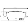 BREMBO Sada brzdových platničiek kotúčovej brzdy P49051