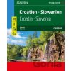 Kroatien - Slowenien, Autoatlas 1:150.000, freytag & berndt