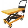 mobilná hydraulický zdvíhací stôl Manutan Expert, do 1 000 kg, doska 101,5 x 51,5 cm
