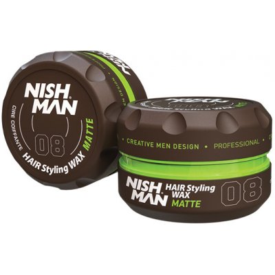 Nishman Hair Styling Wax Matte 08 matný vosk na vlasy 150 ml od 7,65 € -  Heureka.sk