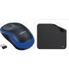 Logitech Myš M185 modrá (910-002239) + řada Studio - grafitová (956-000049)