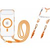 Zadný kryt Tel Protect Strap Clear pre iPhone Air orange