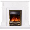 Ambasador - bílý elektrický krb Artflame s vložkou Meridian