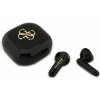Guess 4G Metal Logo TWS bezdrôtové slúchadlá Black