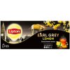 Lipton Earl Grey Lemon čierny aromatizovaný čaj 25 vrecúšok 50 g