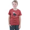 Detské tričko BUSHMAN MONTY červená 140