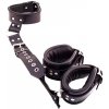 ROUGE Leather Neck to Wrist Restraint Black