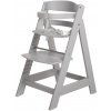 roba Detská drevená vysoká jedálenská stolička Sit Up (sivá) (100306933)