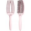 Olivia Garden Finger Brush Combo Pastel pastelové kefy na vlasy Medium ružová