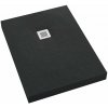 Schedpol New Horizons Black Stone obdĺžniková sprchová vanička + zástena 100x80 cm čierna 3.3306/C/ST-M2