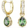 Swarovski Očarujúce pozlátené náušnice 2v1 s kryštálmi Stilla 5662922