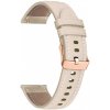 VSETKONAMOBIL 130943 LEATHER Kožený remienok pre smart hodinky - šírka 18mm béžový