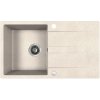 Kuchinox Laut, 1-komorový granitový drez 760x440x174 mm + sifón, béžová, LAV-SBZ_411Y