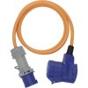 Brennenstuhl 1132920325 napájací Kempingový adaptérový kábel, modrá, čierna, oranžová, sivá, 1.5 m; 1132920325