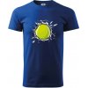 Tenisová loptička v triku - Klasické pánske tričko vyššej gramáže - 2XL ( Kráľovská modrá )