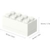 LEGO® Mini Box 4,6 x 9,2 x 4,3 cm biela