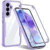 Techsuit ColorVerse 360 – ochrana obrazovky + puzdro na Samsung Galaxy A55 5G – fialový