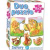 Dohány baby detské puzzle 8 obrázkov Duo Safari 638-3