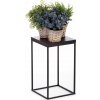 DekorStyle Květinový stojan CHARR I 40 cm černý