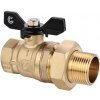 guľový ventil ANTI-LIME S40 PRO, s polospojkou, motýľ, PN40, 1