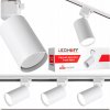 Sada koľajnicového osvetlenia, 3x GU10 lampa, 1m lišta, BIELA, LED koľajnicový systém