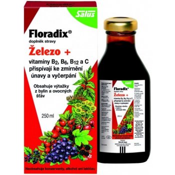 Salus Floradix Železo a vitamíny 250 ml sirup od 10,25 € - Heureka.sk